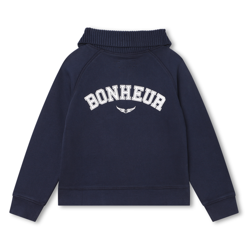 Sweat-shirt bimatière ZADIG & VOLTAIRE 
                    FILLE