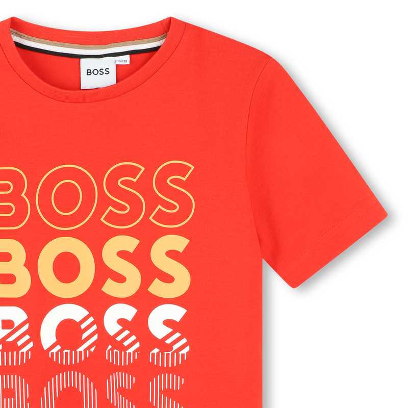T-shirt à col rond BOSS 
                    GARCON