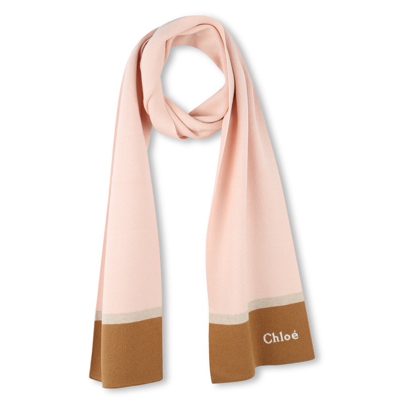 Écharpe tricolore en tricot CHLOE 
                    FILLE