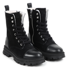 Bottines &agrave; lacets en cuir ZADIG & VOLTAIRE 
                    FILLE
