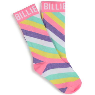 Chaussettes ray&eacute;es mi-hautes BILLIEBLUSH FILLE