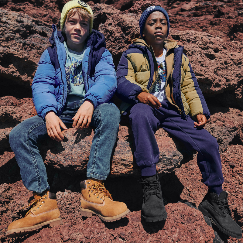 Doudoune &agrave; manches et capuches amovibles TIMBERLAND 
                        GARCON