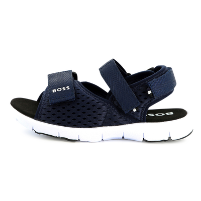 Sandales &agrave; fermeture par bandes auto agrippantes BOSS GARCON
