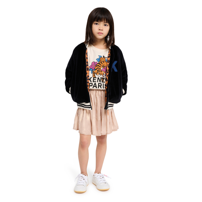 Jupe en jacquard lamé KENZO KIDS 
                    FILLE