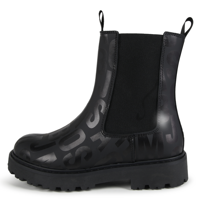 Bottines en cuir de vachette doublées THE MARC JACOBS 
                    FILLE