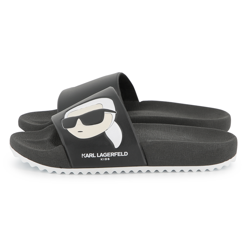 Claquettes à motif KARL LAGERFELD KIDS 
                    GARCON
