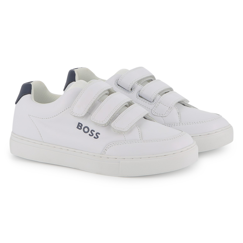 Baskets en cuir de vachette BOSS 
                    GARCON
