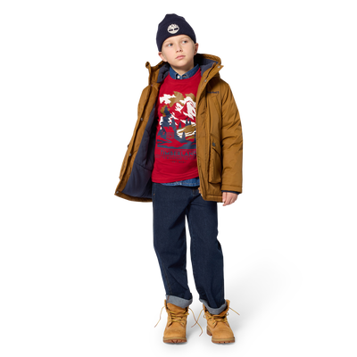 Parka &agrave; capuche TIMBERLAND GARCON