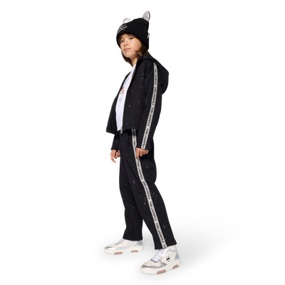 Cardigan &agrave; capuche KARL LAGERFELD KIDS FILLE
