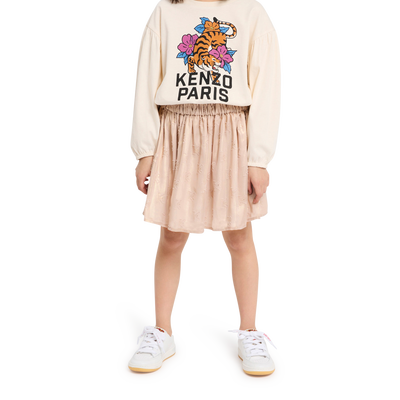 Jupe en jacquard KENZO KIDS FILLE