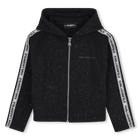 Cardigan &agrave; capuche KARL LAGERFELD KIDS 
                    FILLE