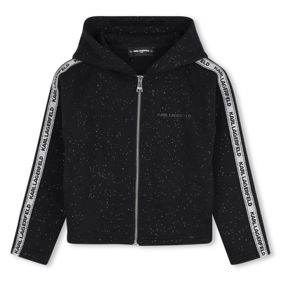 Cardigan &agrave; capuche KARL LAGERFELD KIDS FILLE