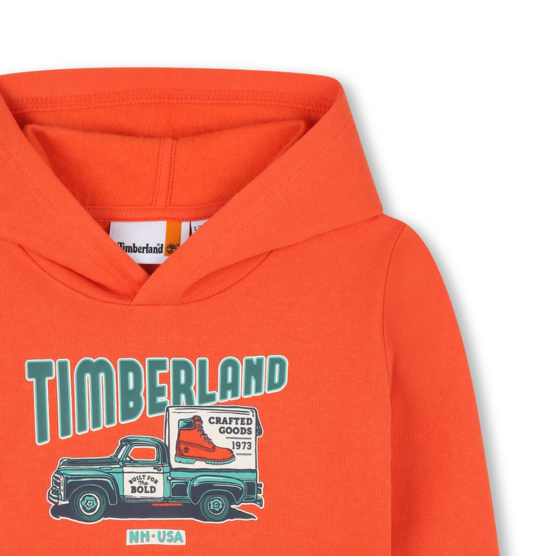 Sweat-shirt à capuche en molleton TIMBERLAND 
                    GARCON