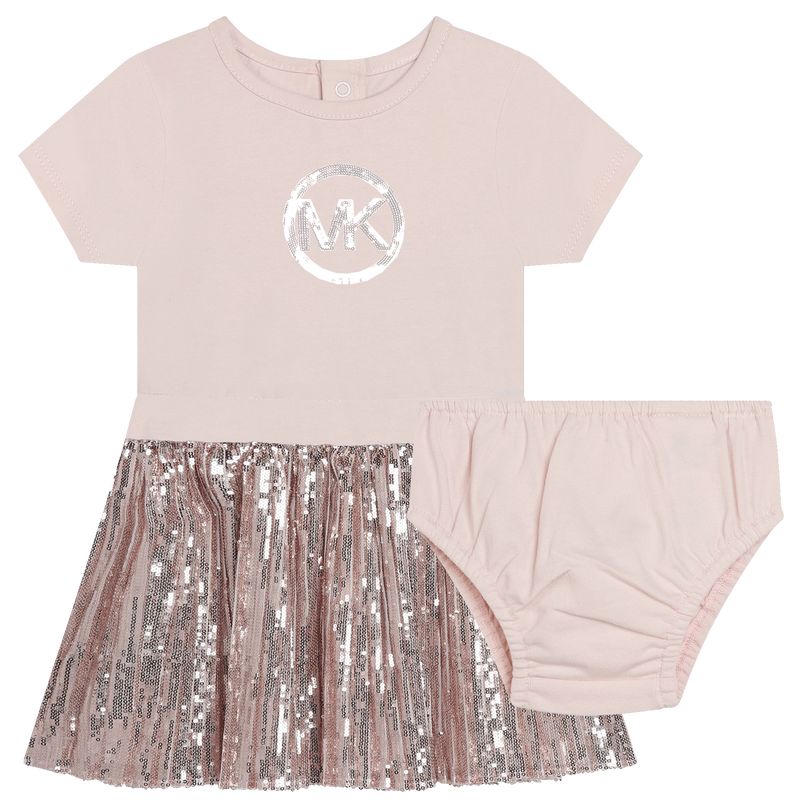 Robe fantaisie bi-matière MICHAEL KORS 
                    FILLE