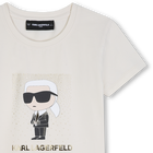 Tee-shirt manches courtes KARL LAGERFELD KIDS 
                    FILLE