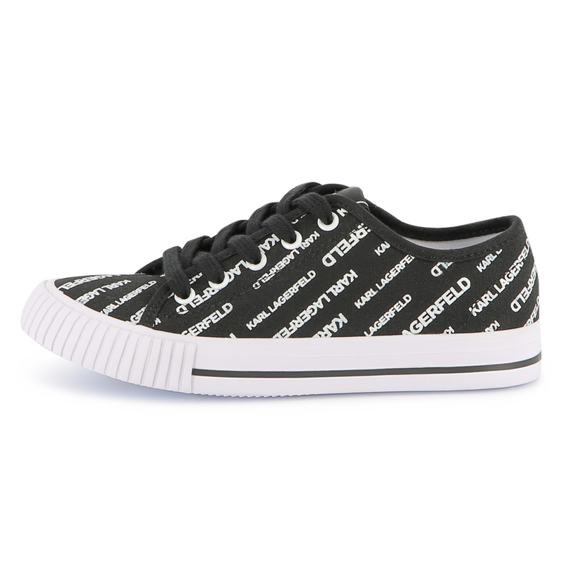 Baskets &agrave; lacets imprim&eacute; sigl&eacute; KARL LAGERFELD KIDS 
                        GARCON