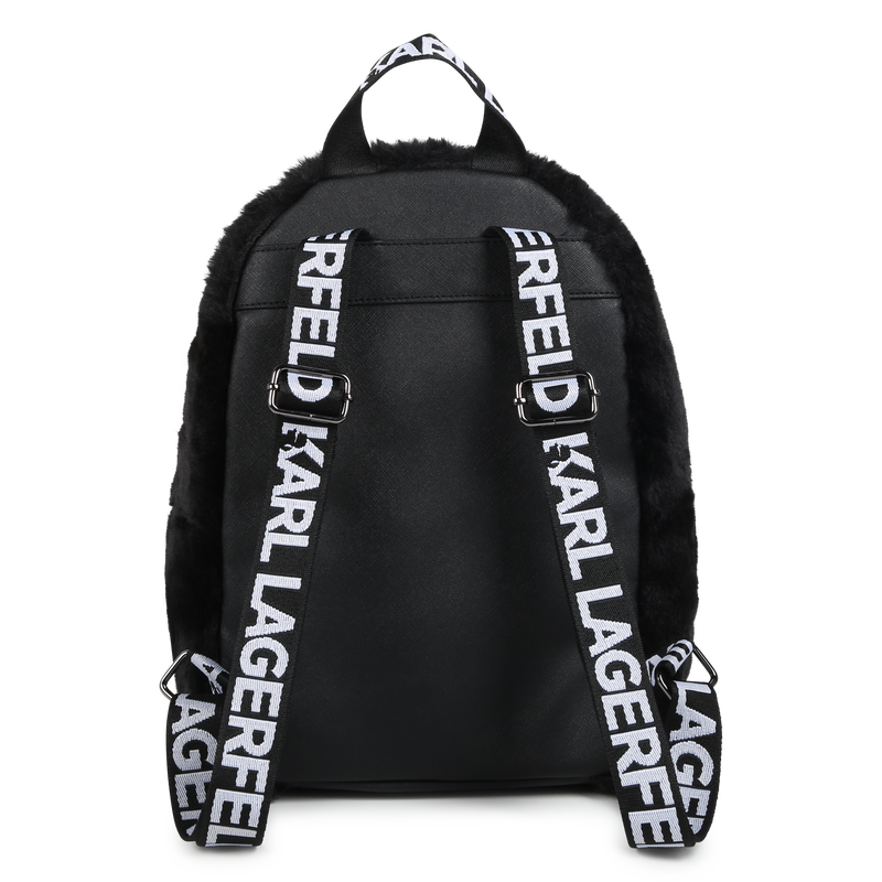 Sac à dos en polaire duveteuse KARL LAGERFELD KIDS 
                    FILLE