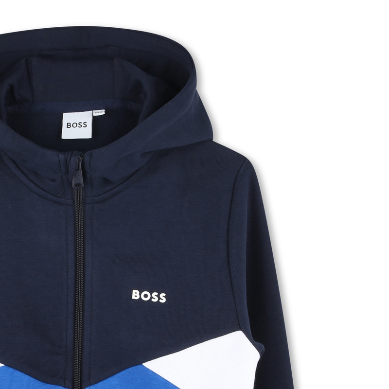 Cardigan zippé à capuche BOSS 
                    GARCON