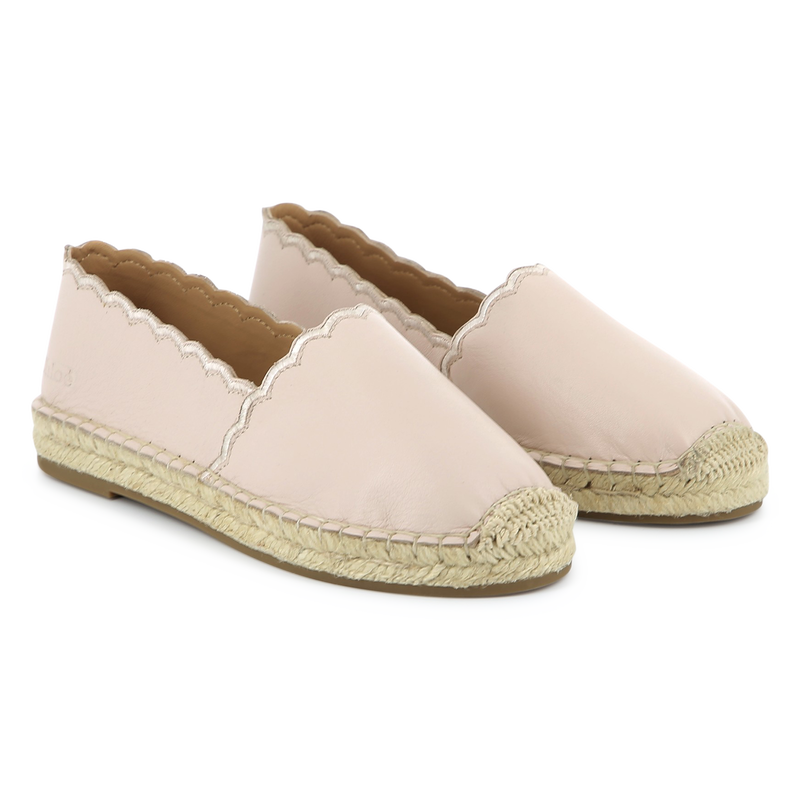 Espadrilles détails festonnés CHLOE 
                    FILLE