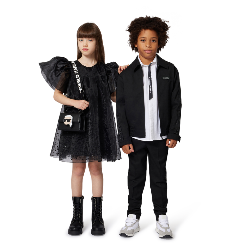 Sac à main en textile enduit grain fin KARL LAGERFELD KIDS 
                    FILLE
