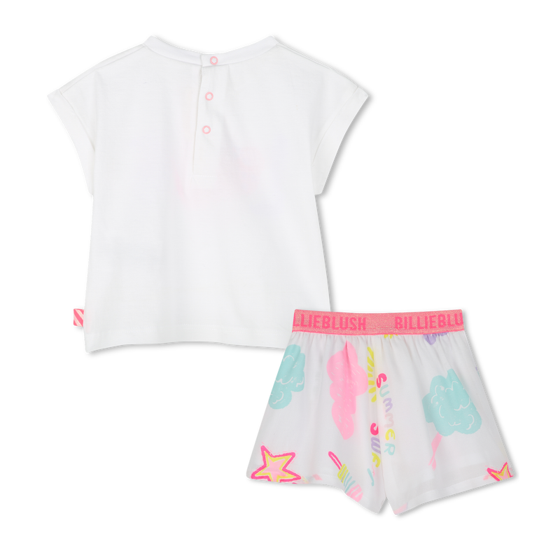 Ensemble T-shirt et short BILLIEBLUSH 
                    FILLE