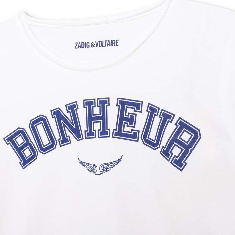 T-shirt manches courtes coton ZADIG & VOLTAIRE 
                    FILLE