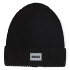 Bonnet tricot avec badge BOSS 
                    GARCON