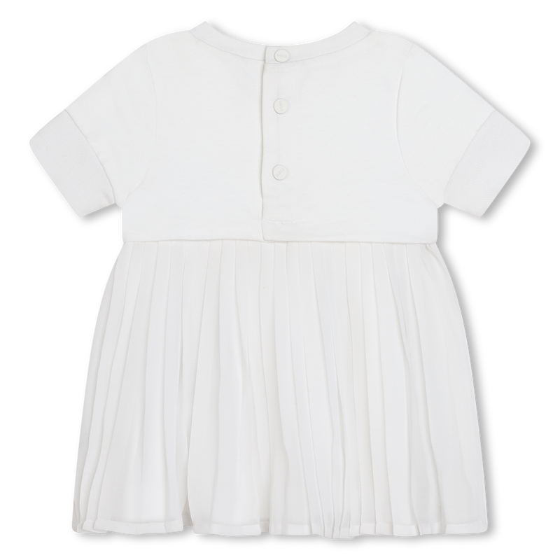 Robe plissée à manches courtes BOSS 
                    FILLE