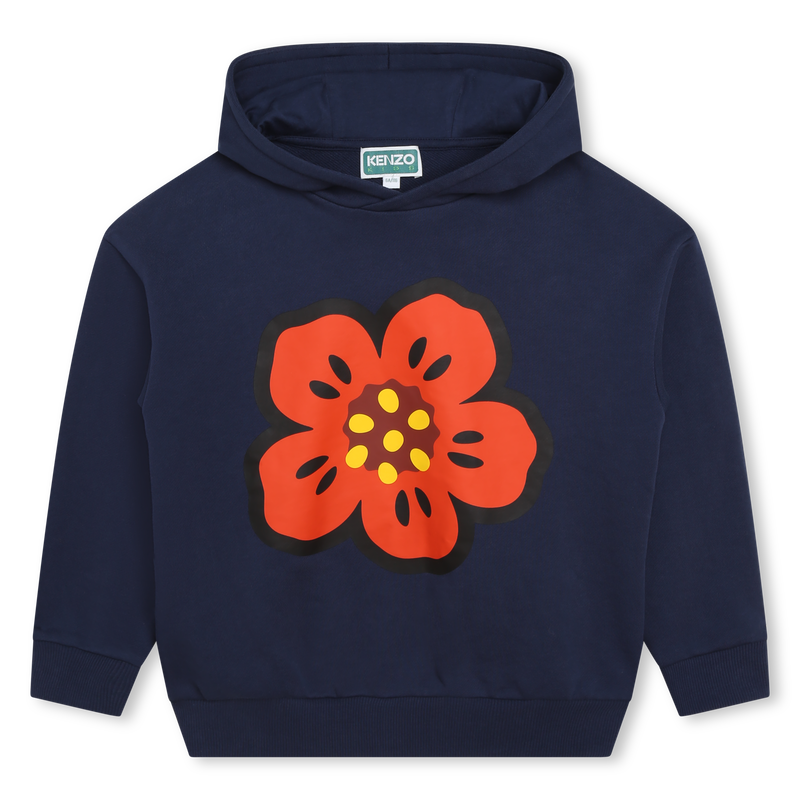 Sweat-shirt en coton à capuche KENZO KIDS 
                    GARCON