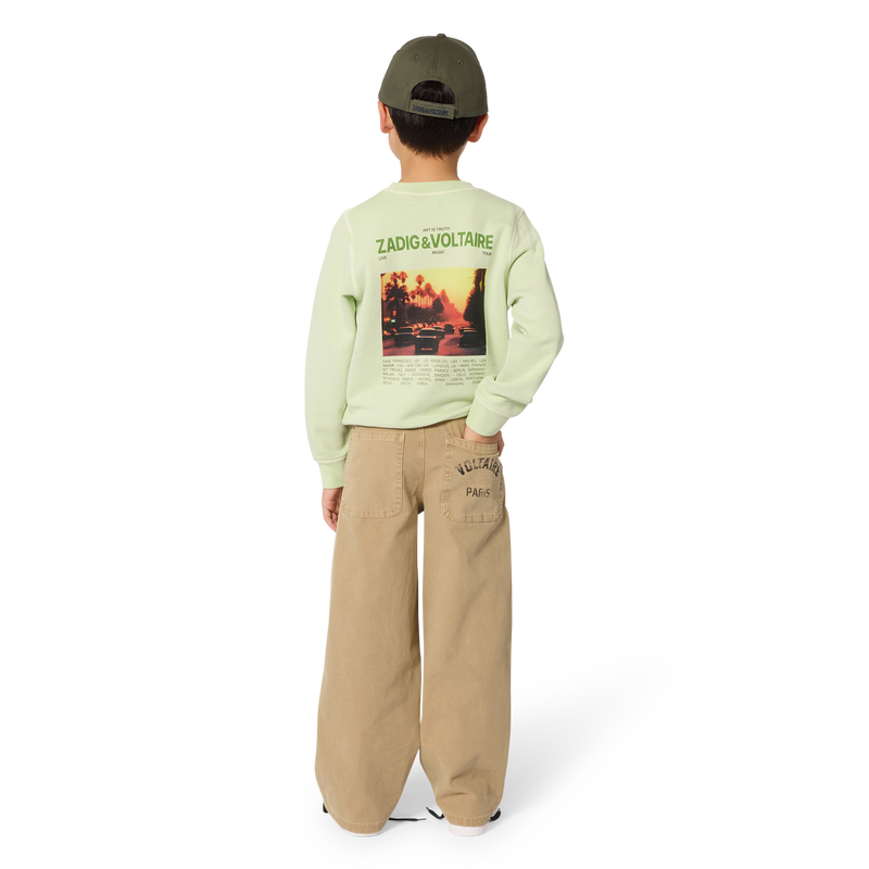 PANTALON LARGE ZADIG & VOLTAIRE 
                        GARCON