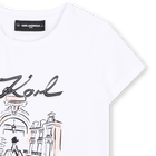 Tee-shirt manches courtes KARL LAGERFELD KIDS 
                    FILLE