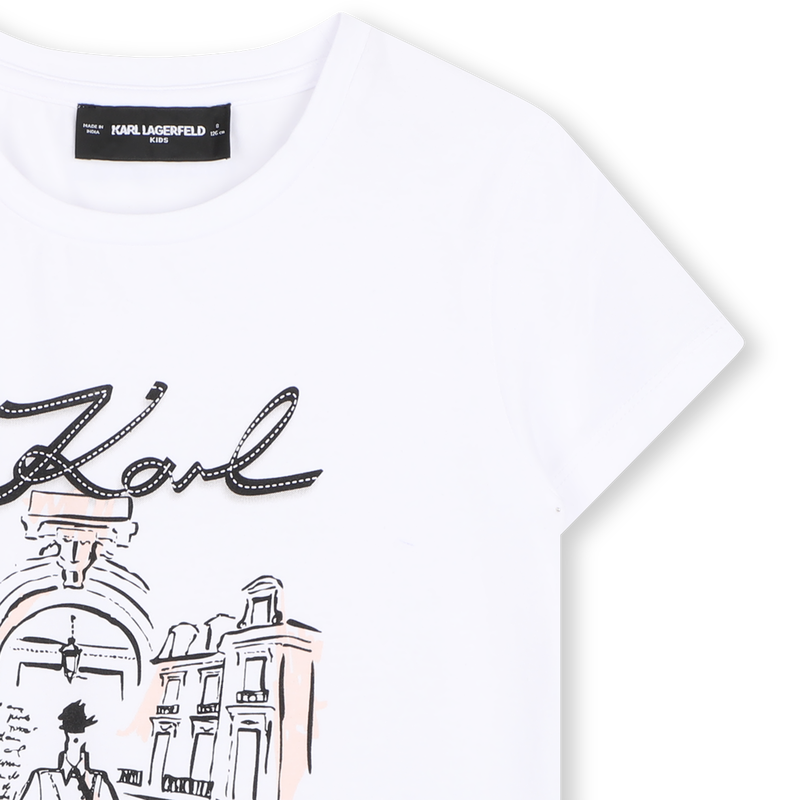 Tee-shirt manches courtes KARL LAGERFELD KIDS 
                        FILLE