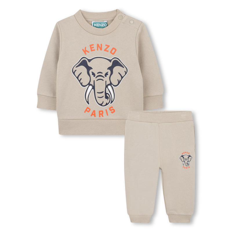 Ensemble sweat et pantalon en molleton KENZO KIDS 
                    UNISEXE