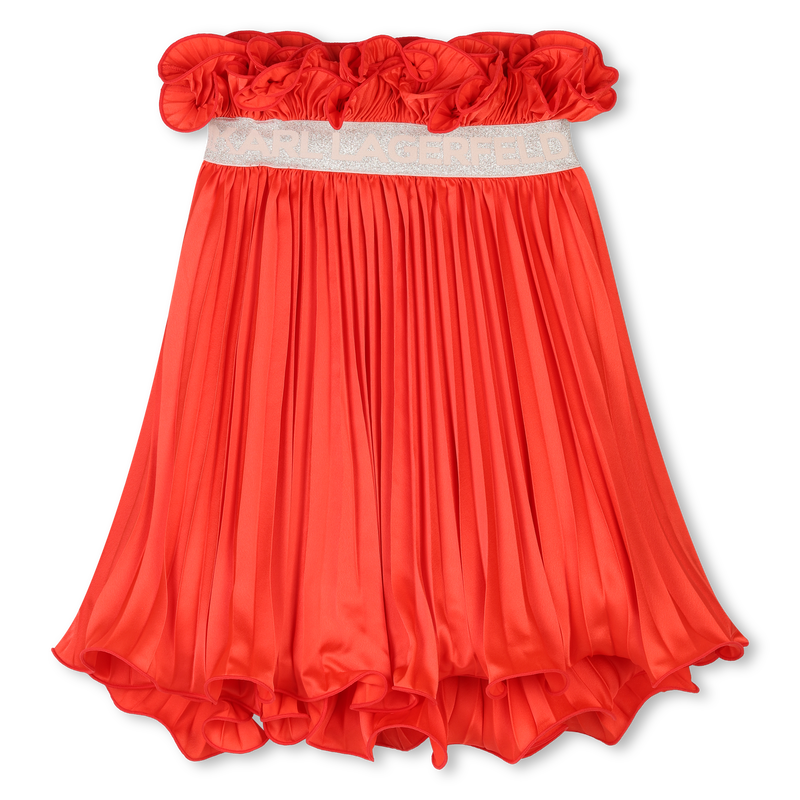 Jupe de c&eacute;r&eacute;monie pliss&eacute;e KARL LAGERFELD KIDS 
                        FILLE