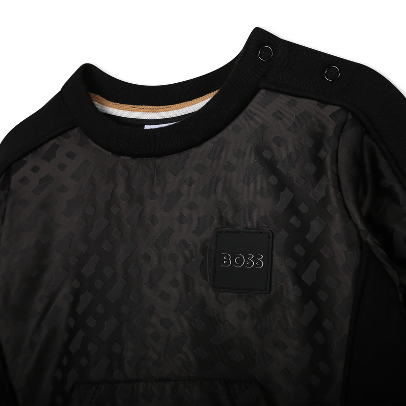 Sweat-shirt bimatière BOSS 
                    GARCON