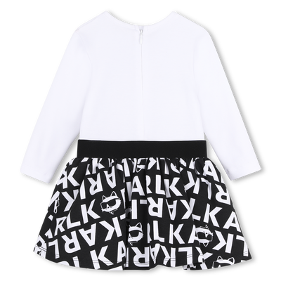 Robe manches longues KARL LAGERFELD KIDS FILLE