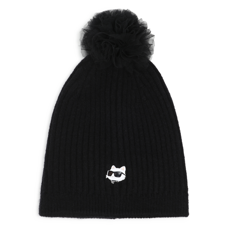 Bonnet en tricot KARL LAGERFELD KIDS 
                        FILLE