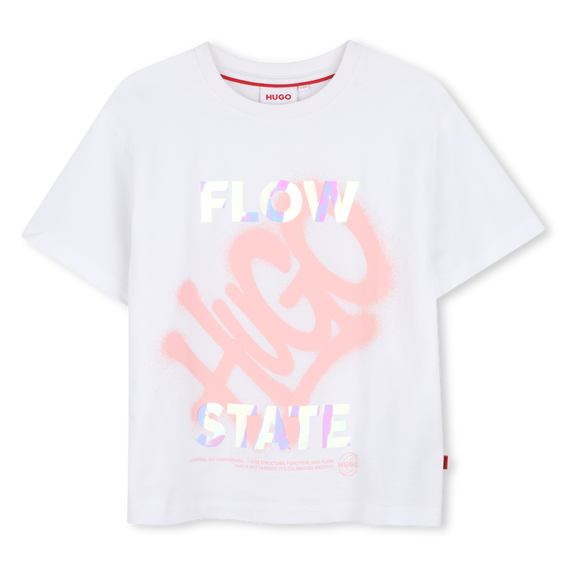 Tee-shirt manches courtes Hugo 
                        FILLE