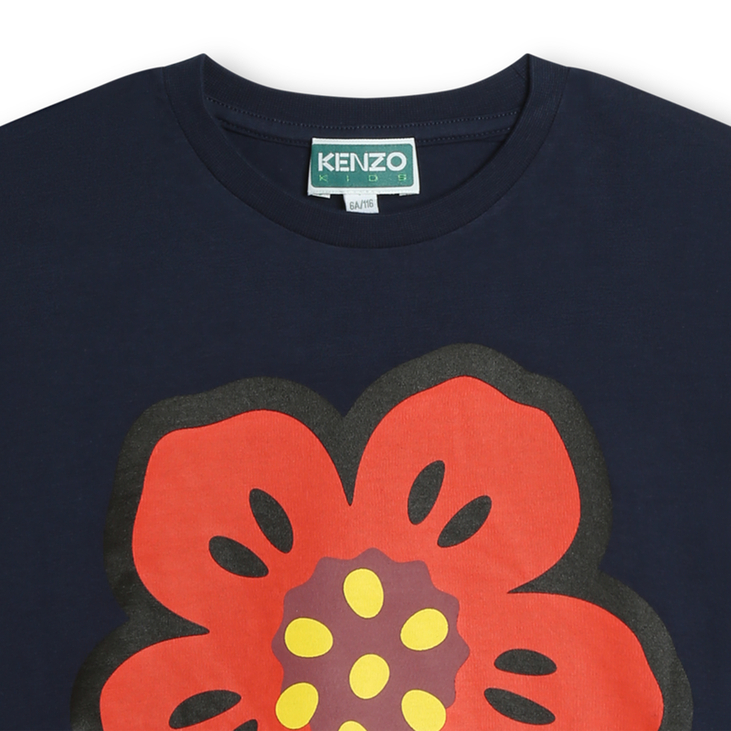 T-shirt imprimé en coton KENZO KIDS 
                    UNISEXE