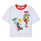 Tee-shirt &agrave; manches courtes, BLANC, hi-res
