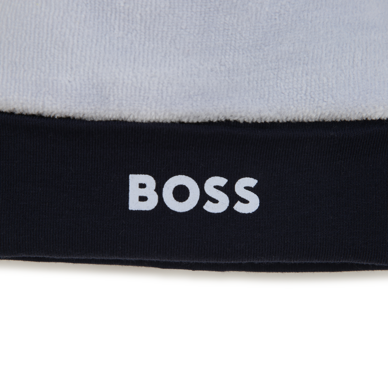 Bonnet de naissance bicolore BOSS 
                    GARCON