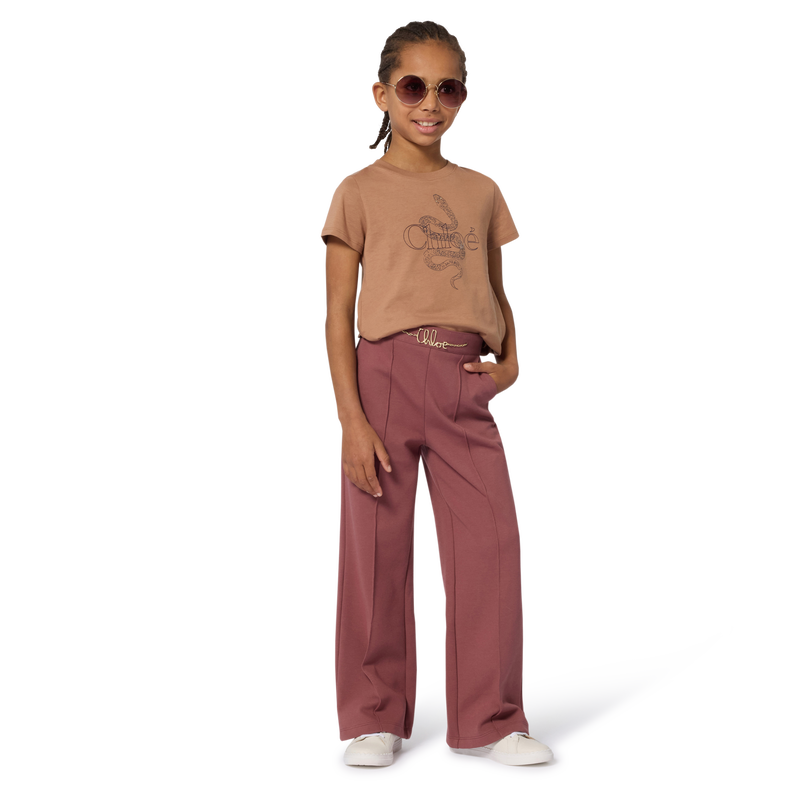 Baskets en cuir de vache CHLOE 
                    FILLE