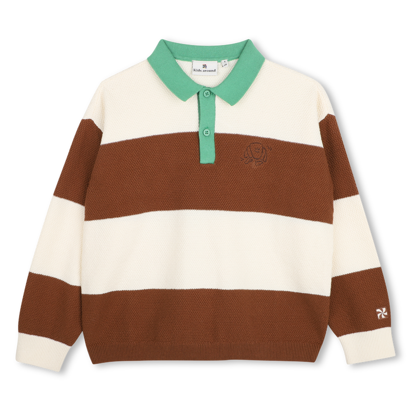 Polo en tricot KIDS AROUND 
                        GARCON