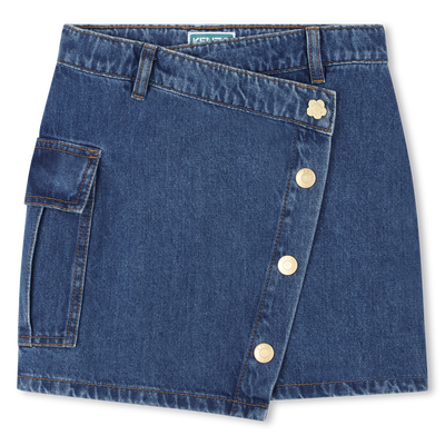 Jupe en denim KENZO KIDS FILLE