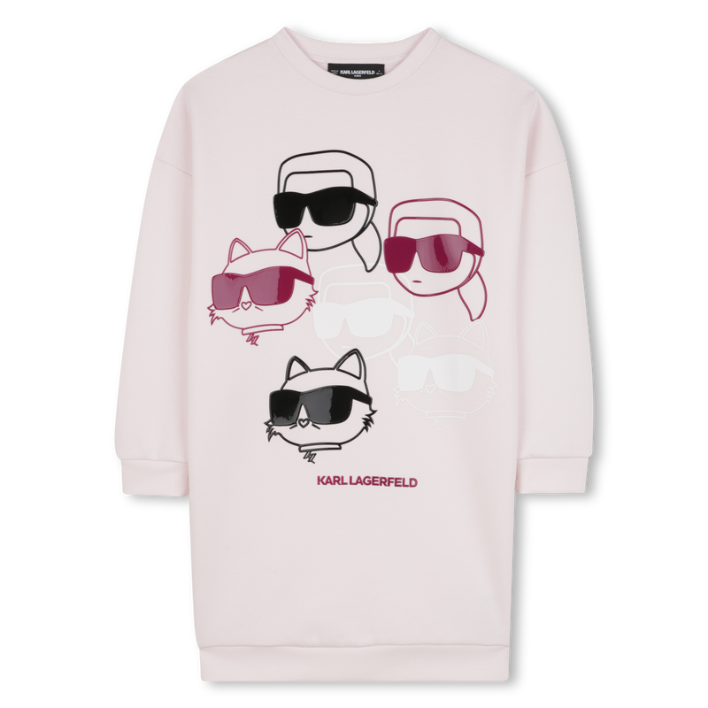 Robe &agrave; manches longues KARL LAGERFELD KIDS 
                        FILLE