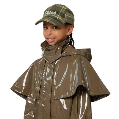 Casquette à carreaux CHLOE FILLE