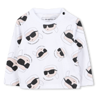 Ensemble salopette et t-shirt KARL LAGERFELD KIDS 
                    GARCON