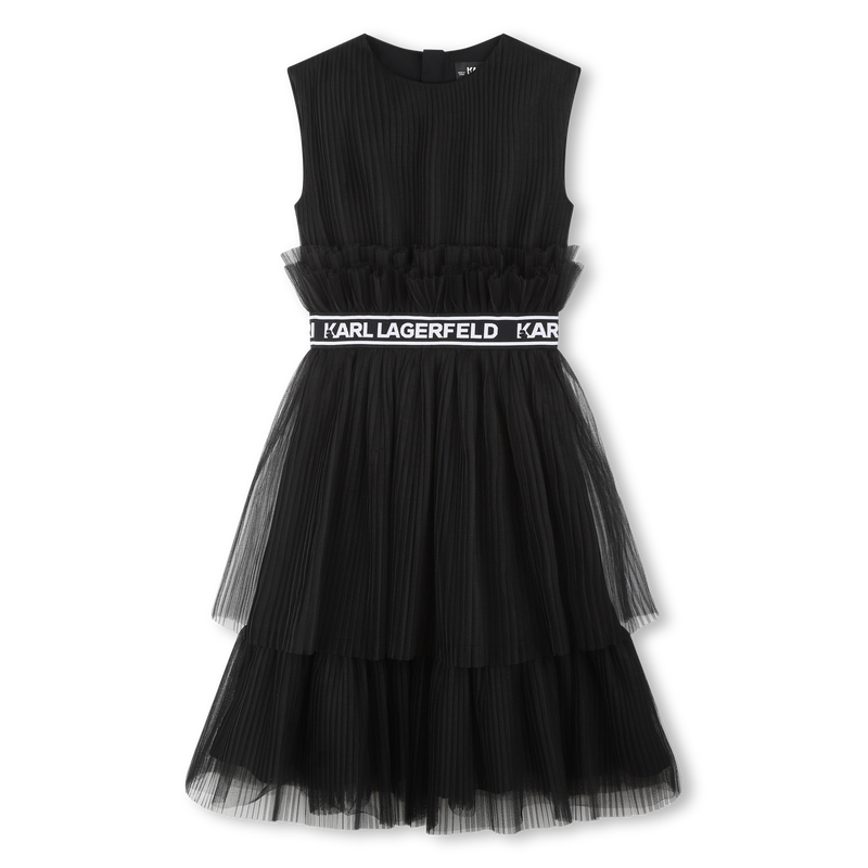 Robe de cérémonie plissée KARL LAGERFELD KIDS 
                    FILLE