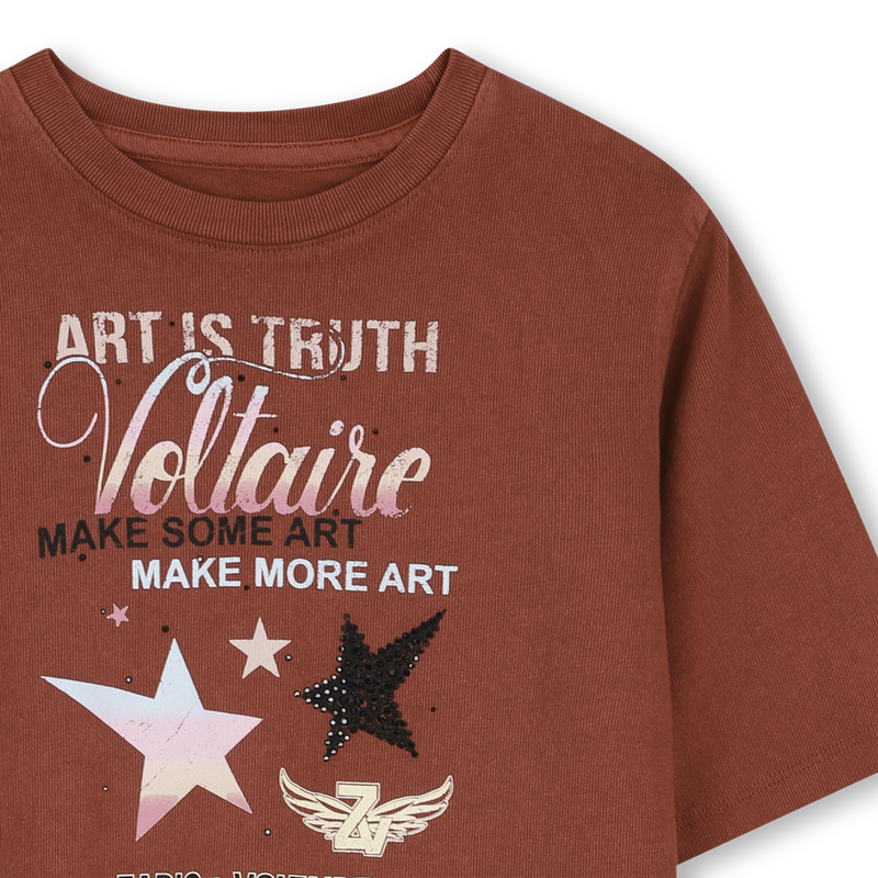 Tee-shirt manches courtes ZADIG & VOLTAIRE 
                        FILLE