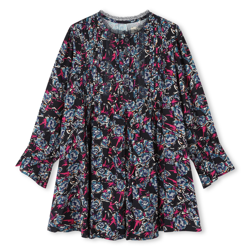 Robe imprimée plastron plissé ZADIG & VOLTAIRE 
                    FILLE